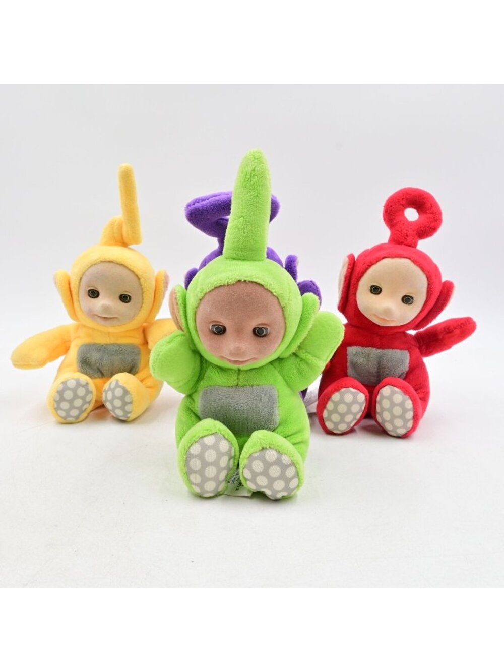Spinmaster Teletubbies Plush Dolls Set Of 4 Tinky Winky Dipsy Laa-Laa Po